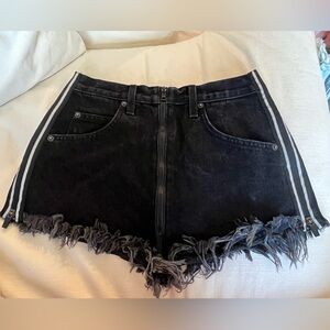 Carmar Black Denim Skirt